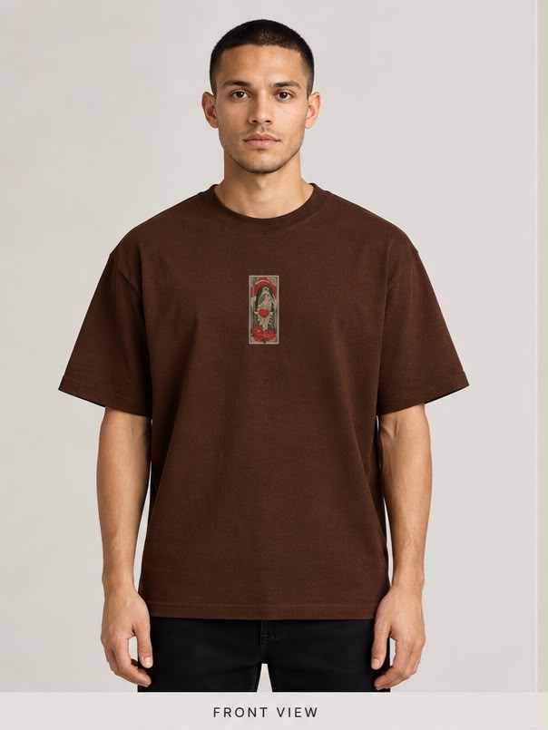 Death Card Oversized Tee