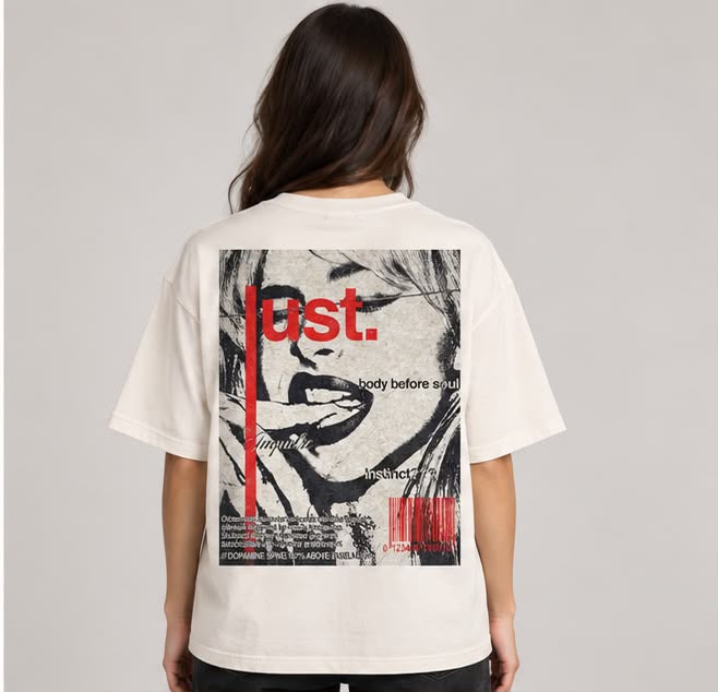Just. Oversized Tee